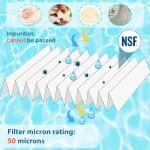 HANXER® C-8412 Swimming Pool Filter Replaces for PA120, CX1200RE, C1200, Filbur FC-1293, Pro Clean 125, 817-0125N, Aladdin 22002, SD-00105, 81202 120 Sq.Ft Filter Cartridge, Pack of 2