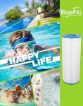 BLUEFLO Pool Filter Cartridge Replacement for Unicel C-8412, Hayward C1200, CX1200RE, Filbur FC-1293, PA120, 23-5/16” x 8-15/16”, Pack of 1