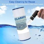 CLARIFY Pool Filter Replacement Compatible with PA120, C1200, CX1200RE, Filbur FC-1293, Ultra-B2, Waterway Clearwater II, Pro Clean 125, 817-0125N, C-8412, L x OD:23 1/4" x 8 15/16 (1 Pack)