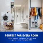 Panasonic WhisperValue Ceiling/Wall Mount Bathroom Exhaust Fan, 50-80-100 CFM, FV-0510VS1