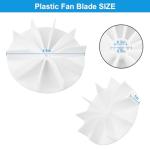 Siasky Universal Bathroom Vent Exhaust Fan Motor Replacement Motors Kit, Fit for Nu-Tone Br-oan Exhaust Vent Fan Motor 120V 50CFM, with Blower Wheel