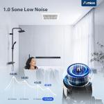 Amico Bathroom Exhaust Fan 2 Pack, 80 CFM, 1.0 Sones, Low Noise, Easy to Install, Ceiling Mounted Retrofit Ventilation Fans, No Attic Access Needed- UL Certified