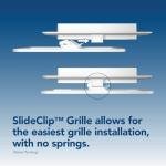 Broan-NuTone Bathroom Exhaust Fan with LED light – Easy Retrofit Without Attic Access, Quiet 1.5 Sones, Effective Ventilation at 80 CFM ENERGY STAR Certified Moisture and Odor Control