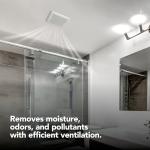 Broan-Nutone® Bathroom Exhaust Fan, 50 CFM Modern Grille, Energy Star Fan, 2.0 Sones