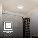 Broan-NuTone Bathroom Exhaust Fan with LED light – Easy Retrofit Without Attic Access, Quiet 1.5 Sones, Effective Ventilation at 80 CFM ENERGY STAR Certified Moisture and Odor Control