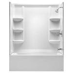 American Standard 2946BW.011 Studio 60" x 32" Bathtub Wall Set, Arctic