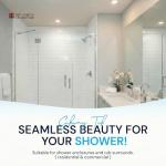 From Plain To Beautiful In Hours 133-WT-SUB-KIT Subway Tub and Shower Wall Panels Surround, Gloss White, 96 Square Feet
