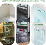 KPUY Frameless Sliding Bathtub Door, 55-60" W x 60" H Tub Shower Door, 1/4" (6mm) Thick Tempered Clear Glass with Explosion-Proof Film Nano Coating, Brushed Nickel