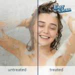 ENSO SENKA 60" W x 58" H Semi-Frameless Bypass Sliding Bathtub Shower Door, Easy-to-Clean Treated Clear Tempered Glass, Brushed Nickel