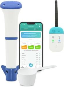 iopool Smart Water Monitor - Works for Chlorine, Bromine Pools & Salt, Hot Tubs, & Swim Spas - Gives Precise Dosage Recommendations !