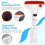 YINMIK Solar Charged Pool Monitor, WiFi pH and Salinity Tester for Salt Water Pool, 5 in 1 Smart Pool Water Salt Monitor, Floating Salt pH Meter for Swimming Pool, Hot Tub, Jacuzzi, Spa(USB Charging)