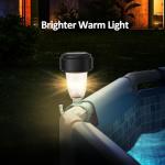 VICHTOP Solar Pool Lights - 6 Pack, Pool Light for Framed Above Ground Pools, Outdoor Swimming Pool Fence Decoration Accessories, Waterproof LED Pool Solar Lights, Pool Enclosure Lighting Decor