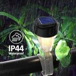 VICHTOP Solar Pool Lights - 6 Pack, Pool Light for Framed Above Ground Pools, Outdoor Swimming Pool Fence Decoration Accessories, Waterproof LED Pool Solar Lights, Pool Enclosure Lighting Decor