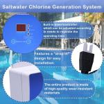 REAXOAL Saltwater Chlorine Generation System,Drop-in Salt System Conversion kit Compatible with Hot Tubs and Swim Spas,Up to 2000 Gallons