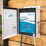 XtremepowerUS Saltwater Pool Chlorine Generator Salt Water Up to 40,000 Gallons Pools Chlorinator Flow Switch 40K Salt Chlorine w/Cleaning Stand