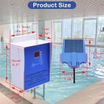 REAXOAL Saltwater Chlorine Generation System,Drop-in Salt System Conversion kit Compatible with Hot Tubs and Swim Spas,Up to 2000 Gallons