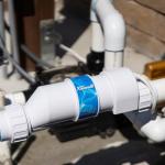 XtremepowerUS Saltwater Pool Chlorine Generator Salt Water Up to 40,000 Gallons Pools Chlorinator Flow Switch 40K Salt Chlorine w/Cleaning Stand