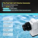 IC40 EC-520555 Pool Salt Cell Chlorine Generator Compatible with Pentair IntelliChlor IC40 Ichlor In-Ground Saltwater Pool Chlorinator Up to 40,000 Gallons-Swimming Pool Salt Chlorine Generator