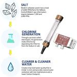 ControlOMatic ChlorMaker Saltwater Chlorine Generation System for Spas and Hot Tubs Up to 2,000 Gallons, Converts Any Spa to Saltwater System