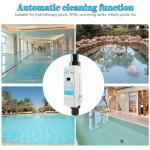 TABODD EC12 Clear Saltwater Pool Chlorine Generator, Automatic Salt Water Chlorination System for Swimming Pools up to 25000 Gallon, Saltwater Chlorine Generation Machine for Spas and Hot Tubs