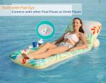 Jasonwell Inflatable Pool Float Adult - Pool Floaties Lounger Floats Floating Chair Raft with Adjustable Backrest Cup Holders Water Floaty Lake Lounge Tanning Floats Beach Party Toys for Adults
