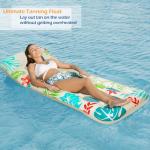 Jasonwell Inflatable Pool Float Adult - Pool Floaties Lounger Floats Floating Chair Raft with Adjustable Backrest Cup Holders Water Floaty Lake Lounge Tanning Floats Beach Party Toys for Adults