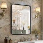 Sweetcrispy 22x30 Inch Black Bathroom Mirrors for Wall, Bathroom Mirrors for Over Sink, Rectangle Wall Decor for Entryway, Bedroom, Vanity