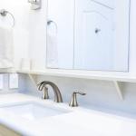 Bathroom Sink Faucet, Faucet for Bathroom Sink, Widespread Brushed Nickel Bathroom Faucet 3 Hole with Stainless Steel Pop Up Drain and cUPC Lead-Free Hose - (Brushed Nickel)