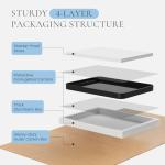 Sweetcrispy 22x30 Inch Black Bathroom Mirrors for Wall, Bathroom Mirrors for Over Sink, Rectangle Wall Decor for Entryway, Bedroom, Vanity