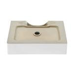 Swiss Madison SM-VS203 Claire 20" Rectangle Vessel Sink, Glossy White