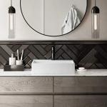 Swiss Madison SM-VS203 Claire 20" Rectangle Vessel Sink, Glossy White