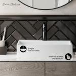 Swiss Madison SM-VS203 Claire 20" Rectangle Vessel Sink, Glossy White