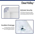 Rectangle Vessel Sink, Deervalley DV-1V0048 Liberty 16" x 12'' White Bathroom Sinks Ceramic Above Counter Sink Bowl