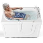 CO-Z Walk In Tub, Walk In Tubs for Seniors, 52" x 30" Walk In Tub Shower Combo with Right Side Inswing Door, Low Entry Soaking Bathtub with Handheld Shower Sprayer & Slip Resistant Floor