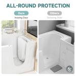 CO-Z Walk In Tub, 52" x 30" Walk In Bathtub Shower Combo with Inswing Door, Low Entry Soaking Bathtub with Handheld Shower Sprayer & Slip Resistant Floor (Right)