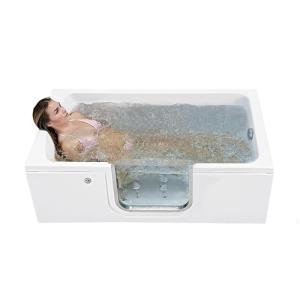 Ella Laydown 30x60 Air Massage Walk in Bathtub Right Drain