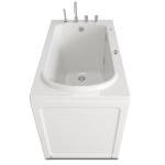 CO-Z Walk In Tub, 52" x 30" Walk In Bathtub Shower Combo with Inswing Door, Low Entry Soaking Bathtub with Handheld Shower Sprayer & Slip Resistant Floor (Right)