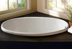 PROFLO PFS7040 Lansford 70" x 40" Drop In Acrylic Soaking Tub with Reversible Drain and Overflow - White