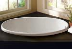 PROFLO PFS7040 Lansford 70" x 40" Drop In Acrylic Soaking Tub with Reversible Drain and Overflow - White