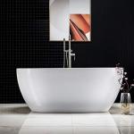 Woodbridge 59" White Acrylic Soaking Bathtub