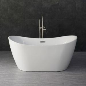 WOODBRIDGE 59" Contemporary Acrylic Freestanding Bathtub