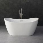 WOODBRIDGE 59" Contemporary Acrylic Freestanding Bathtub