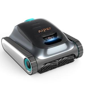Aiper Scuba S1 Robotic Pool Cleaner – 4500GPH Suction, Wall & Waterline Cleaning, 4 Modes, Smart Wavepath Navigation, 150-Min Runtime, Pool Vacuum for Inground Pools