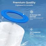 Future Way CC200 Pool Filter Cartridge Replacement for Pentair Clean & Clear 200, Replace Pentair R173217, Pleatco PAP200, Unicel C-9419, 200 sq.ft