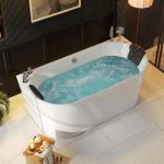 Empava 59" Oval Hydromassage Freestanding Tub