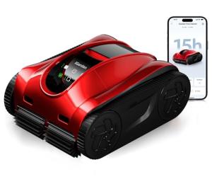 (2025 Upgrade) iGarden K Pro Cordless Robotic Pool Cleaner, 15H Max Runtime for Inground Pools, Wall Climbing & Waterline Scrubbing, 7400 GPH Suction, Smart AI Navigation, App & Touchscreen Control
