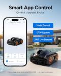 iGarden Robotic Pool Cleaner K Series, 150 Min Runtime Cordless Pool Vacuum Robot for Inground & Above Ground Pools, Smart Navigation, Touchscreen, Self-Parking, Cleans Floor, Wall & Waterline