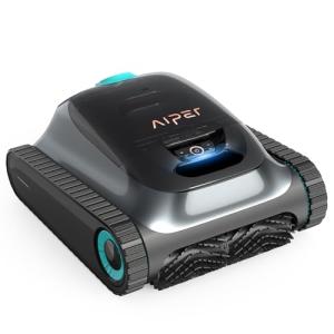 AIPER Scuba S1 Cordless Robotic Pool Cleaner, Pool Vacuum for Inground Pools, Wall and Waterline Cleaning, Smart Navigation for Pools up to 1,600 Sq.ft (Renewed)