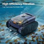 (2026 Upgrade) Pool Vacuum for Inground Pool & Above Ground Pool, Cordless Pool Cleaner with Smart Navigation, Self-Parking, LED Indicator, Wall&Waterline Cleaning Pool Robot up to 2150 Sq.ft