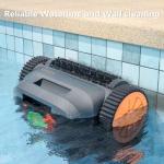 CoasTeering Upgraded Cordless Robotic Pool Cleaner with Smart Navigation, 210 Min Runtime, Wall & Waterline Cleaning, Pool Vacuum for Ingrounds & Above Ground Pools up to 3229 Sq.ft